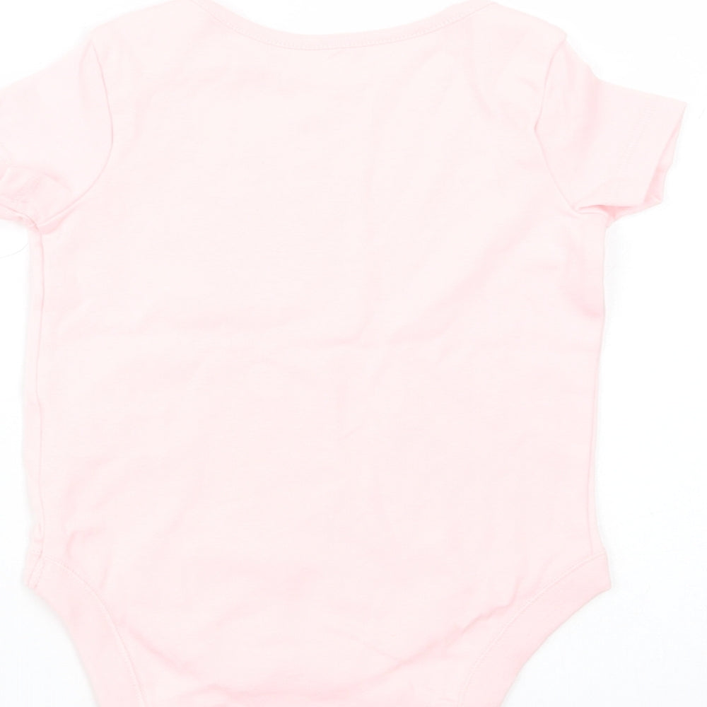 F&F Baby Pink  Cotton Babygrow One-Piece Size 12-18 Months  Snap - Daddy's Sunshine