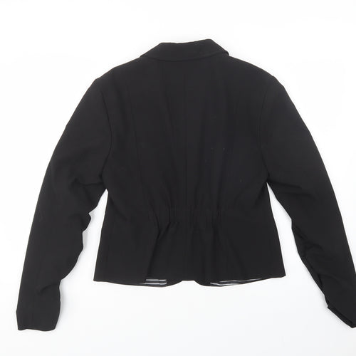 Fishb Womens Black   Jacket Blazer Size XL  Button