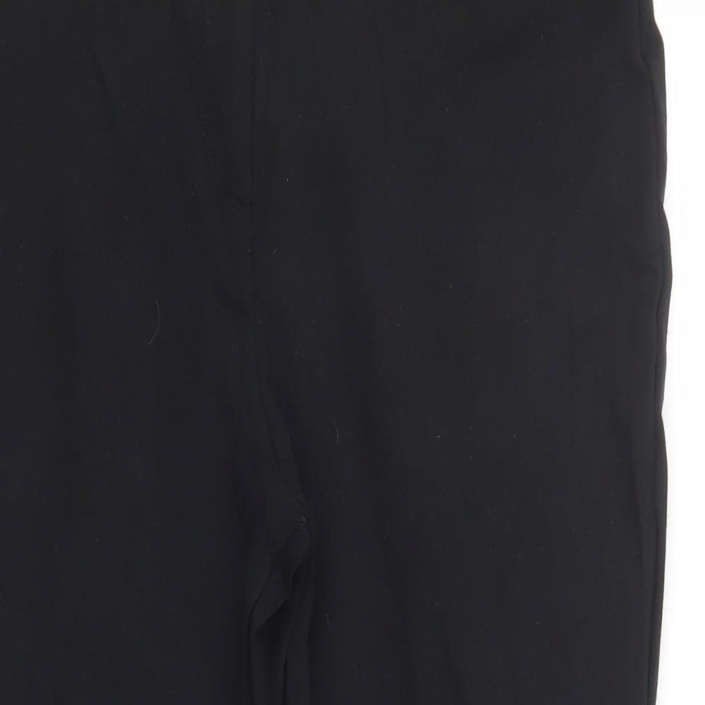 Dorothy Perkins Womens Black  Viscose Jegging Trousers Size 16 L27 in Regular Button