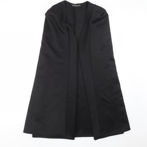 PRETTYLITTLETHING Womens Black   Jacket Waistcoat Size 12