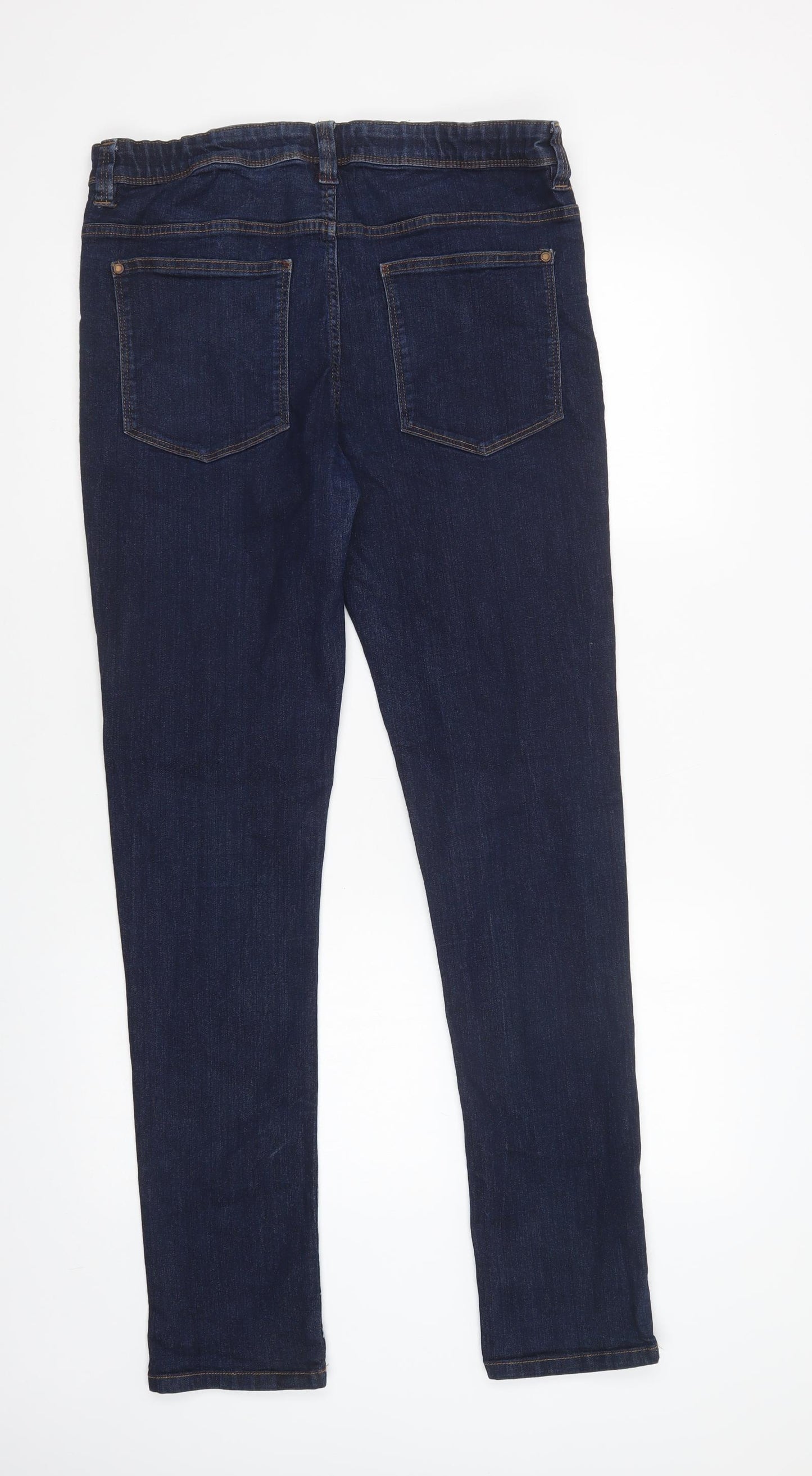 NEXT Boys Blue  Cotton Skinny Jeans Size 16 Years  Regular Button