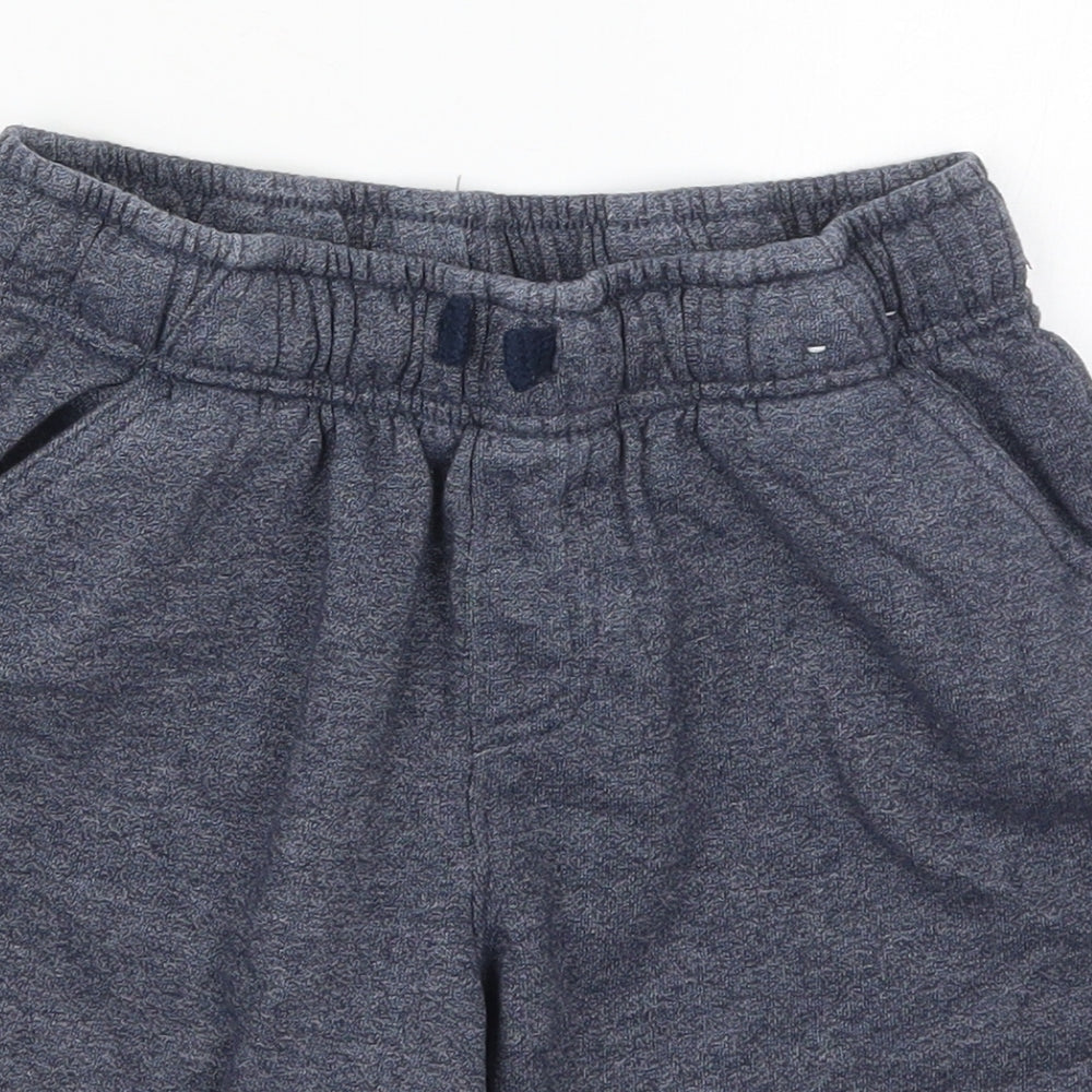 F&F Boys Blue  Cotton Sweat Shorts Size 12-13 Years  Regular Drawstring