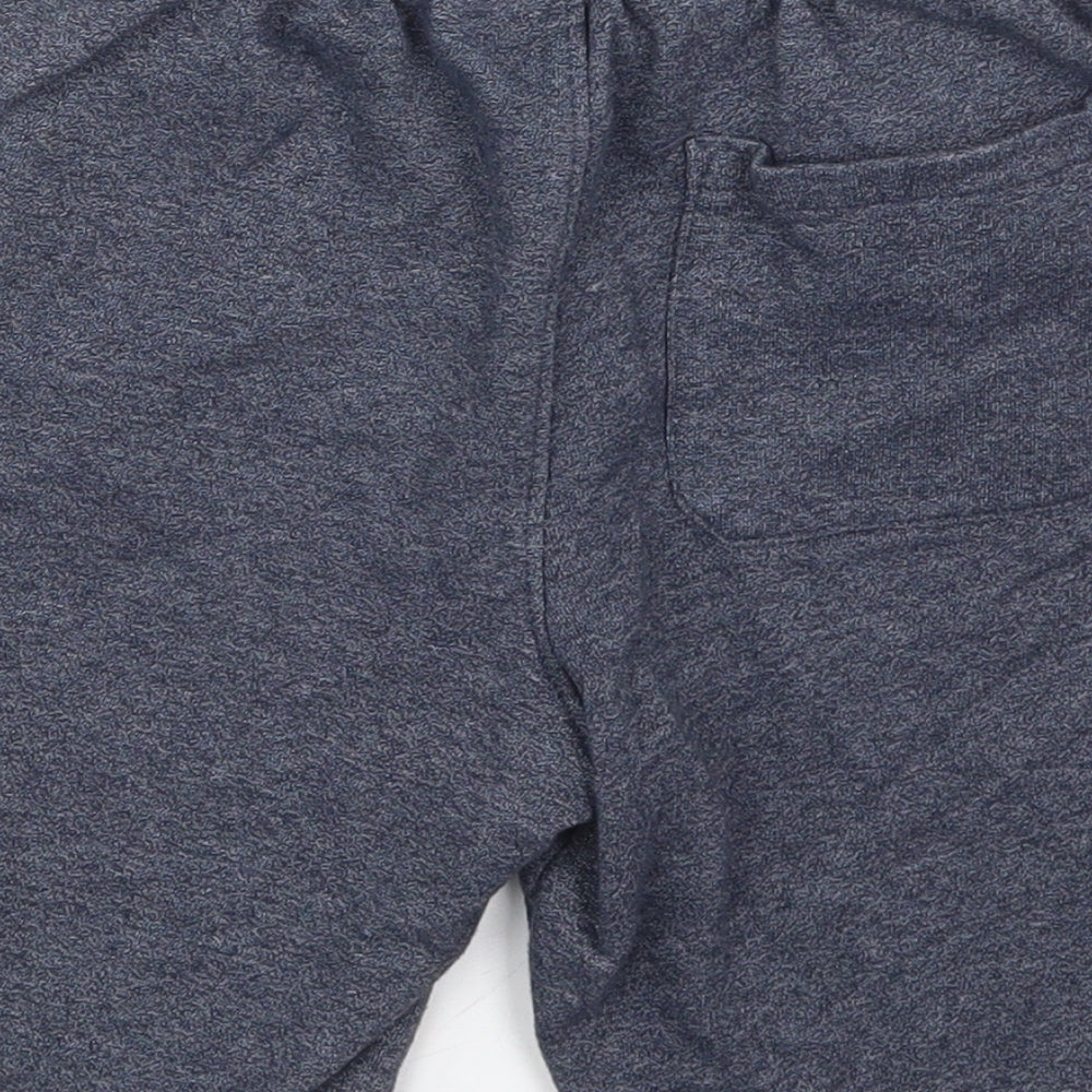 F&F Boys Blue  Cotton Sweat Shorts Size 12-13 Years  Regular Drawstring