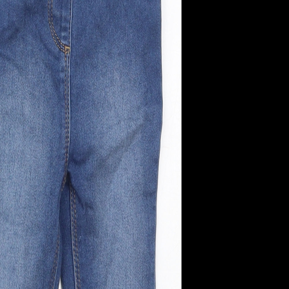 George Girls Blue  Cotton Capri Jeans Size 12-18 Months