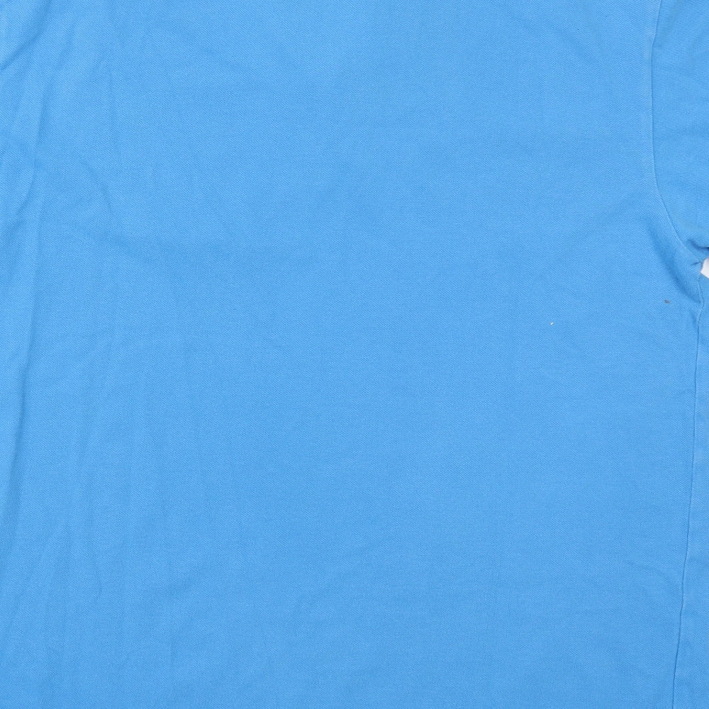 Ecko Unltd. Mens Blue  Cotton  Polo Size 2XL Collared Pullover