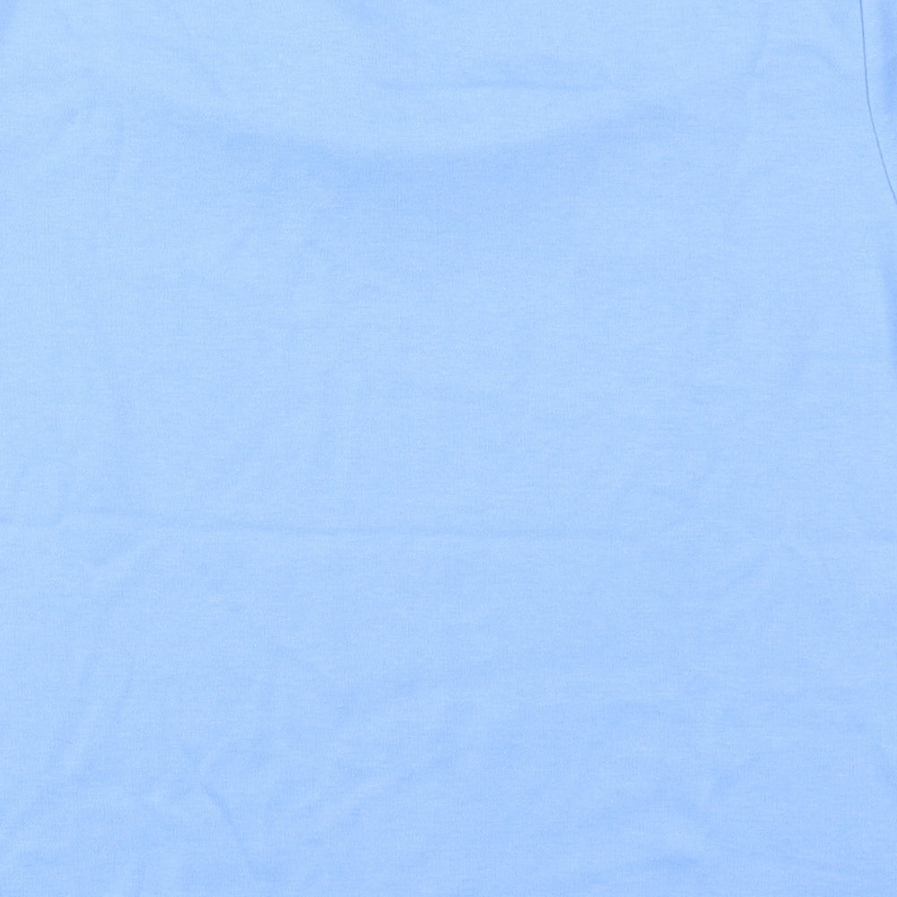 Gerard Womens Blue  Polyester Basic T-Shirt Size 14 Round Neck