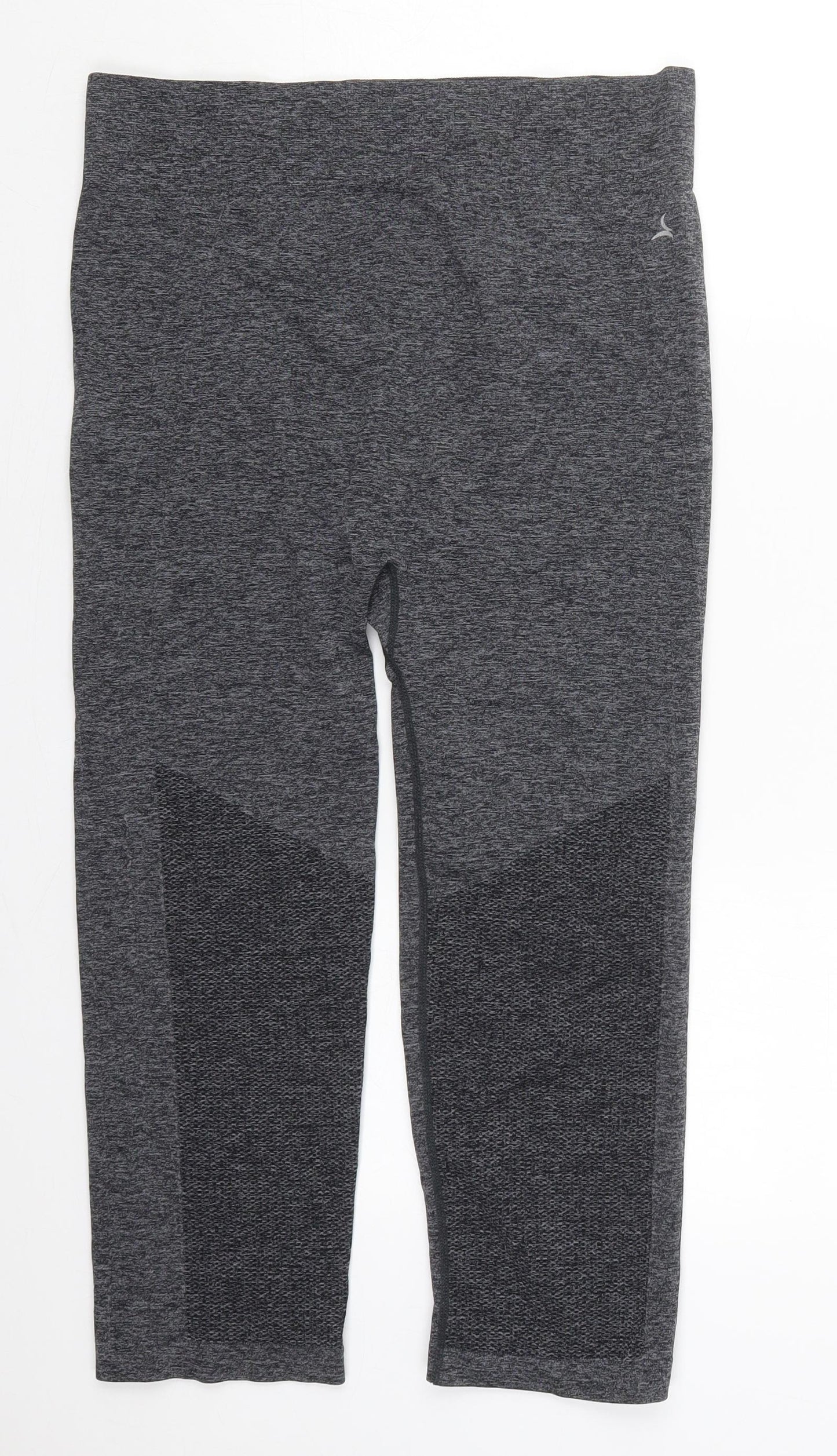 Preworn Womens Grey  Polyester Capri Leggings Size XL L20 in Regular