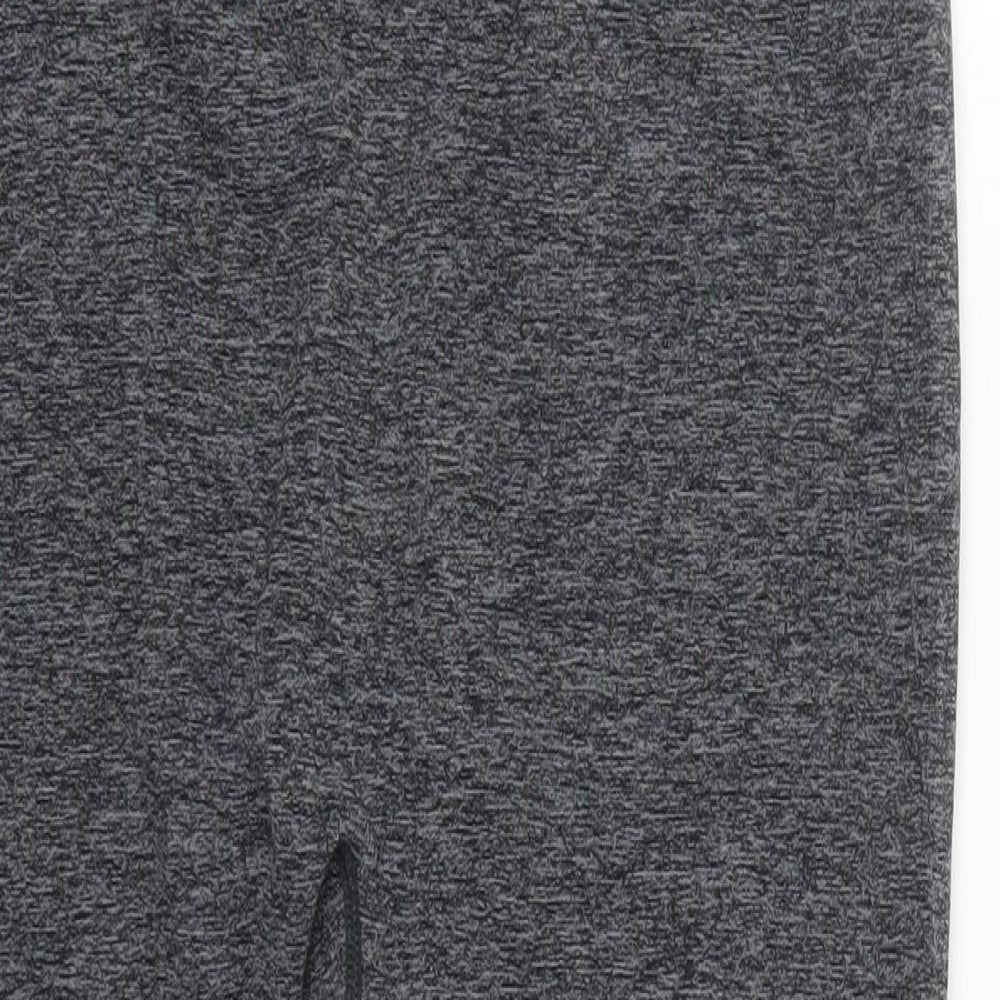 Preworn Womens Grey  Polyester Capri Leggings Size XL L20 in Regular