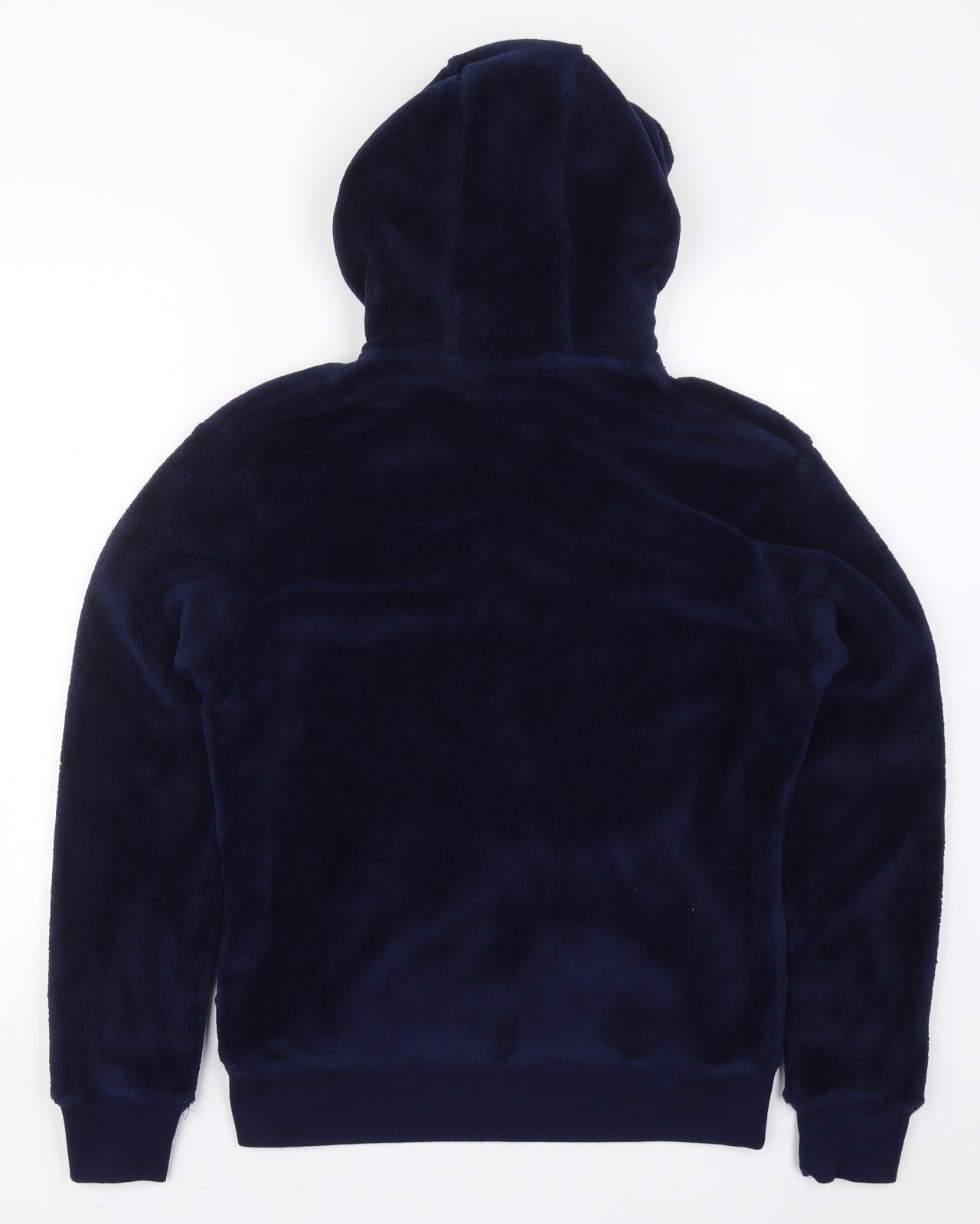 Dunnes Mens Blue  Polyester Full Zip Hoodie Size M