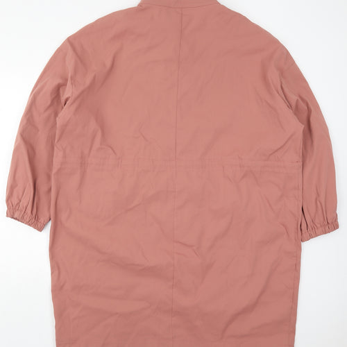 SheIn Womens Pink   Overcoat Coat Size 3XL  Zip
