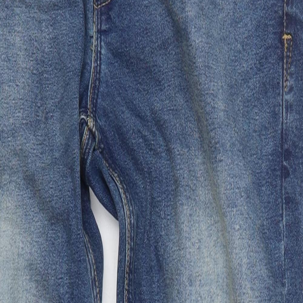 French Connection Mens Blue  Cotton Straight Jeans Size 30 L32 in Regular Button