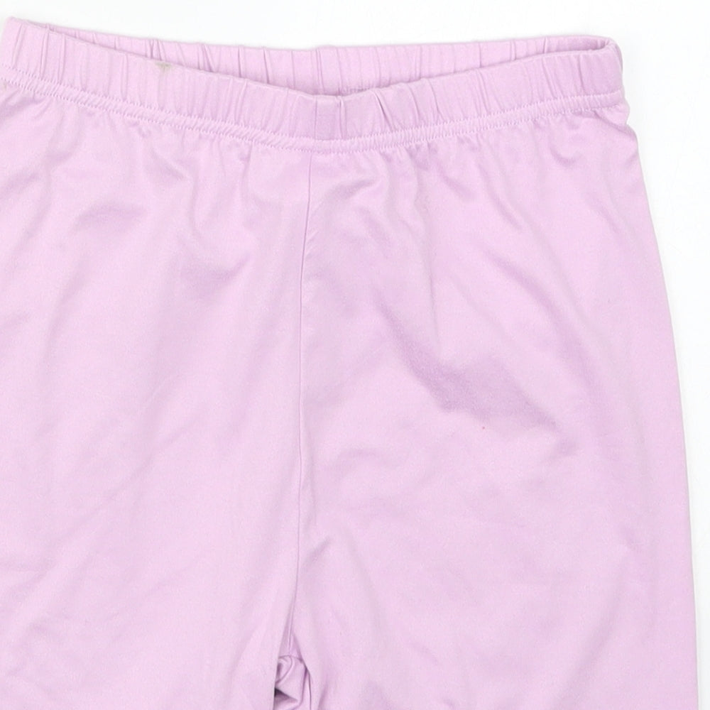 SheIn Girls Purple  Polyester Biker Shorts Size 11-12 Years  Regular