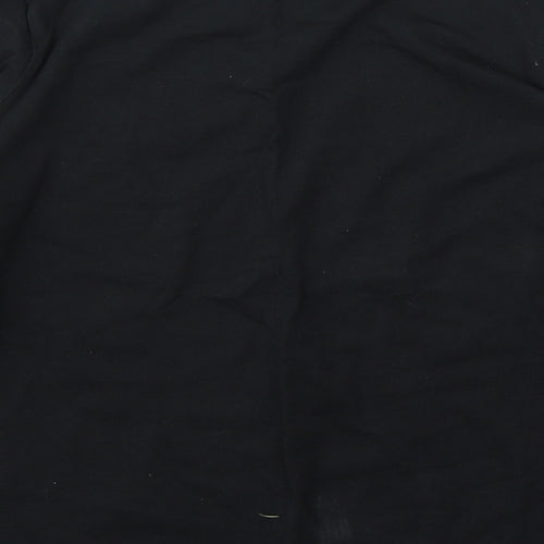 Level Up Boys Black  Cotton Basic Casual Size 7-8 Years Round Neck Pullover - Dinasour