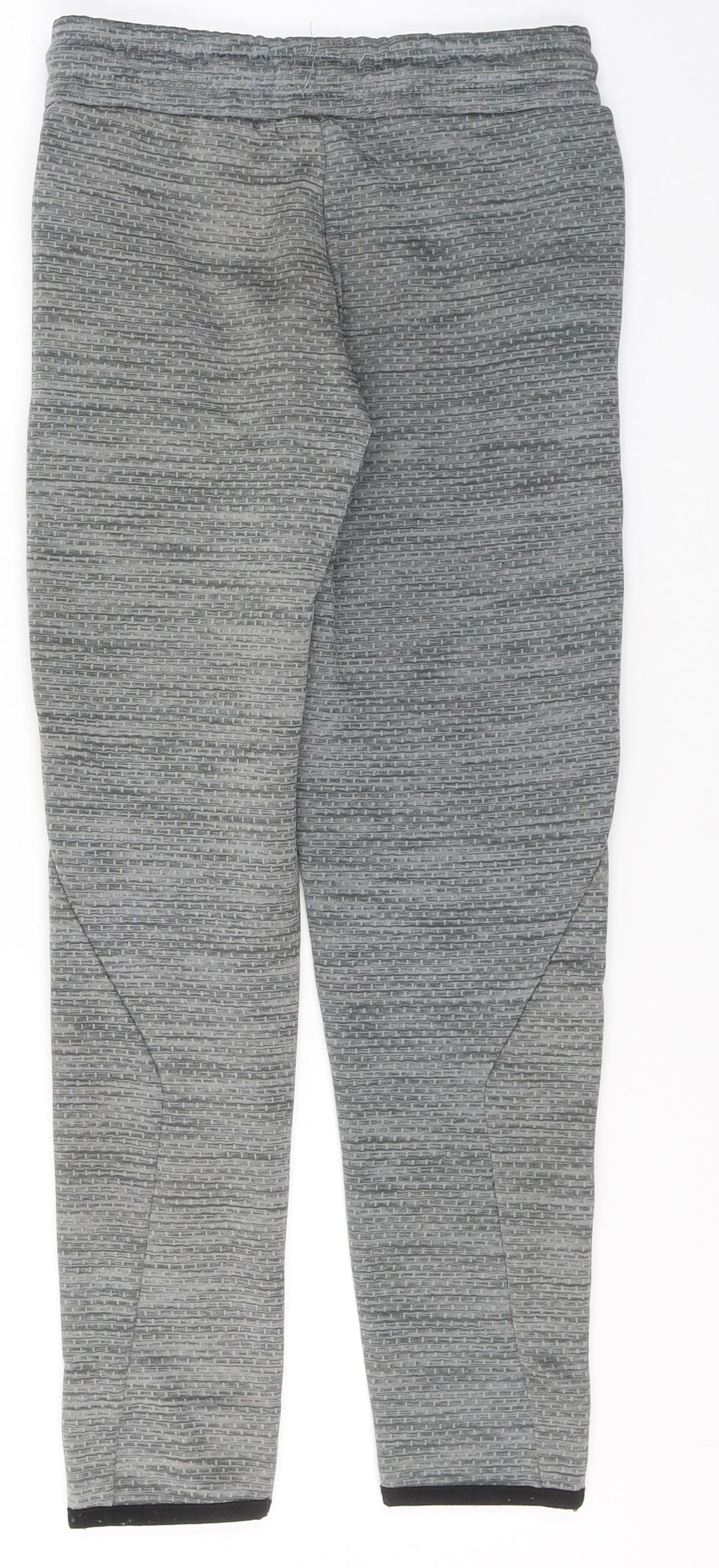 Primark Boys Grey  Polyester Sweatpants Trousers Size 8-9 Years  Regular Tie