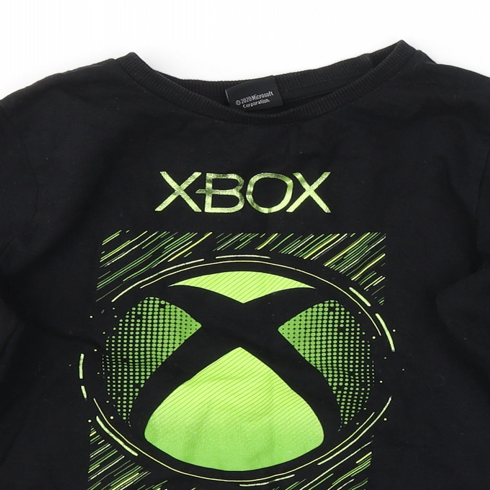 Xbox Boys Black  100% Cotton Pullover Sweatshirt Size 8-9 Years  Pullover