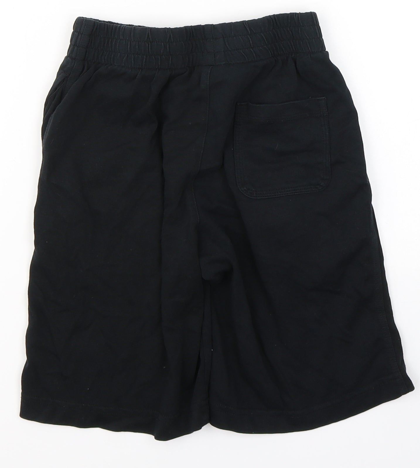 Nike Boys Black  Cotton Sweat Shorts Size XS  Regular Tie