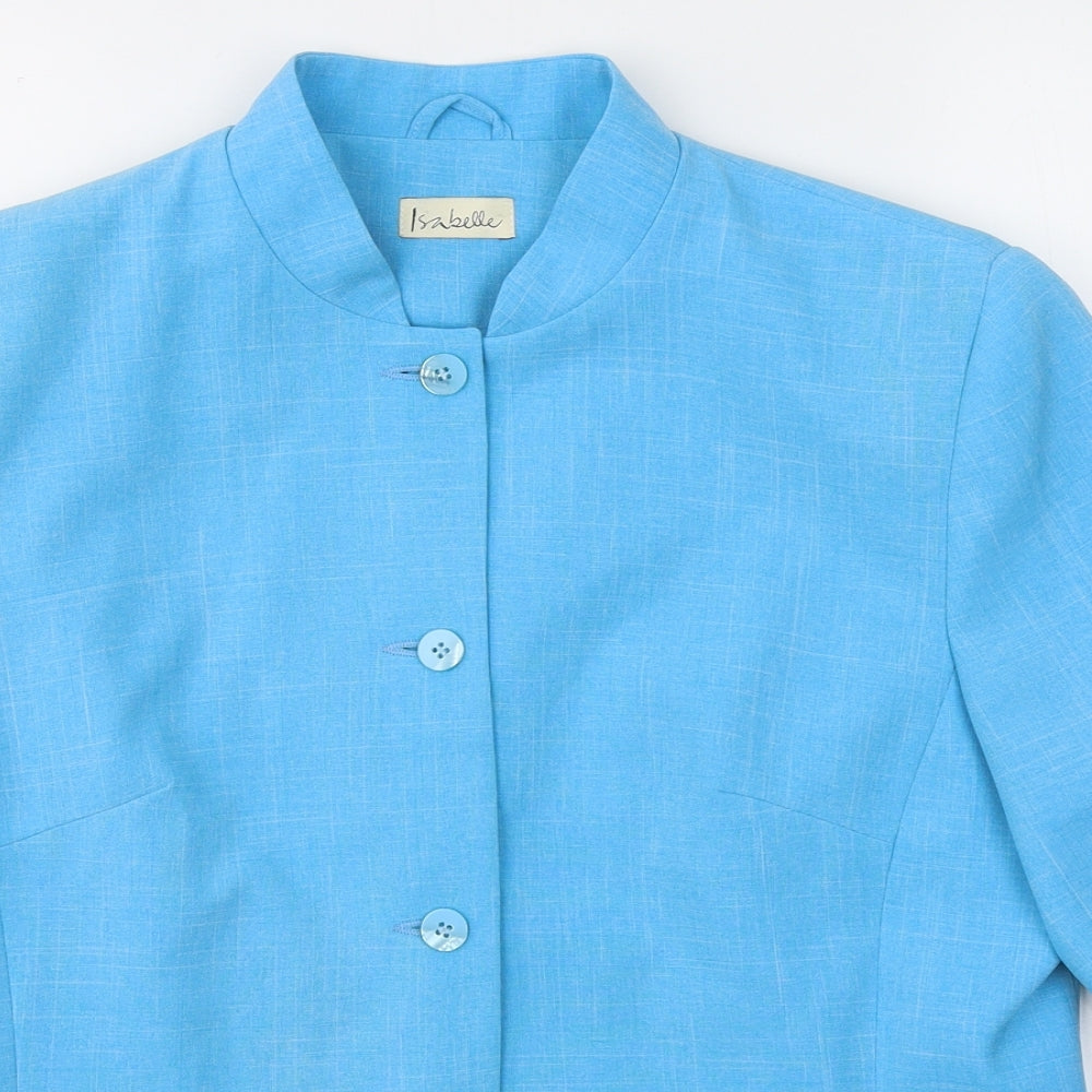 Isabelle Womens Blue   Jacket Blazer Size 16  Button