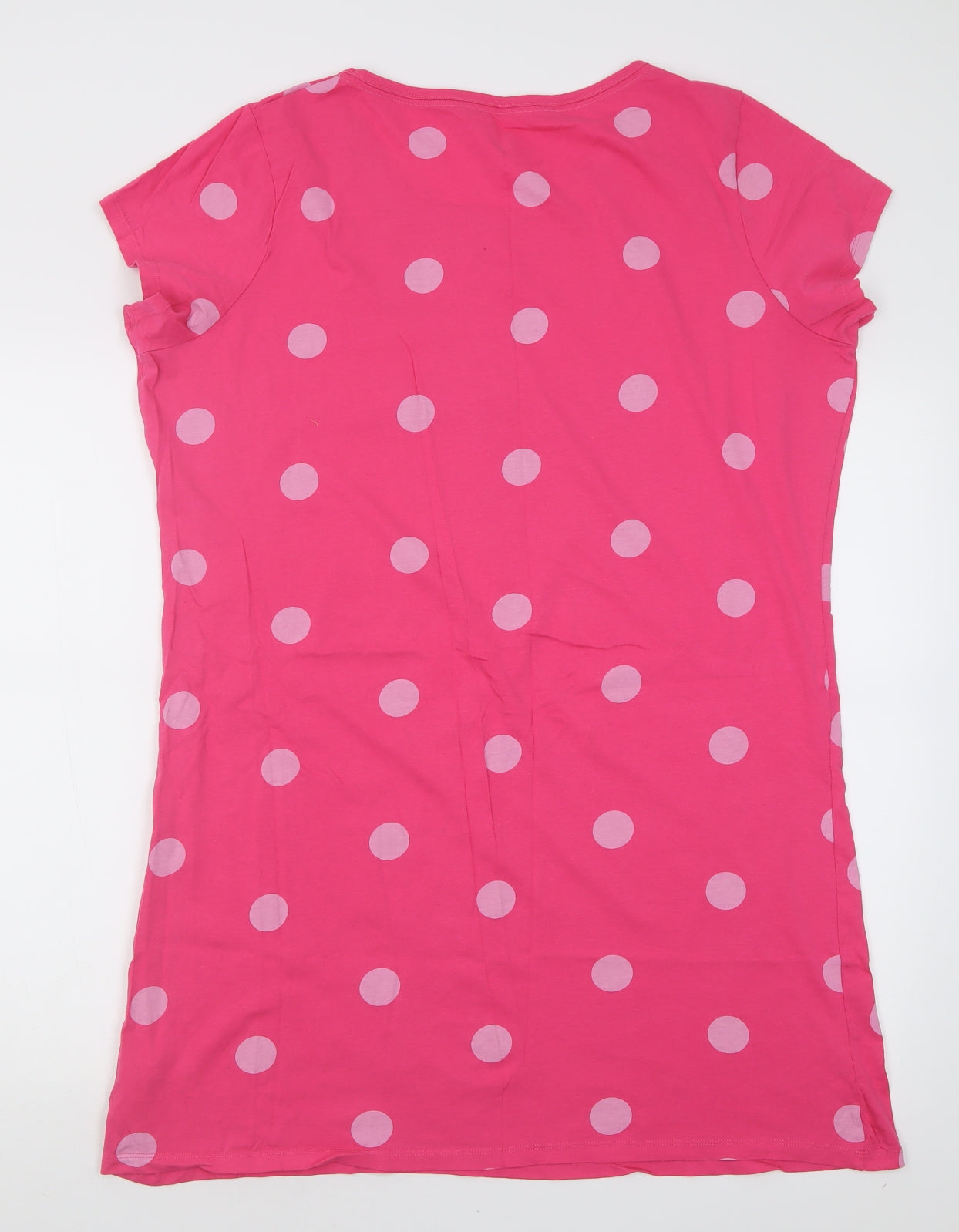 F&F Womens Pink Polka Dot Cotton Cami Dress Size 16   - sunday morning