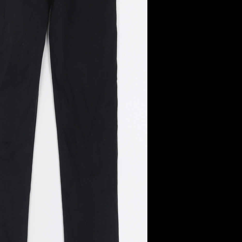 Topshop Womens Black  Cotton Skinny Jeans Size 25 in L30 in Regular Button