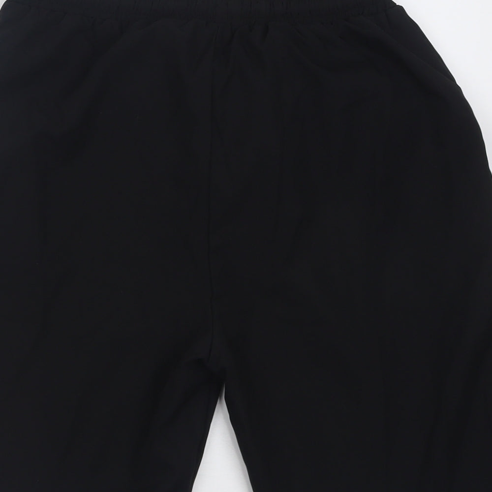 SheIn Boys Black  Polyester Bermuda Shorts Size 13-14 Years  Regular Tie