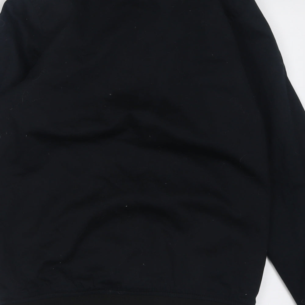 River Island Boys Black   Basic Jacket Jacket Size 9-10 Years  Zip