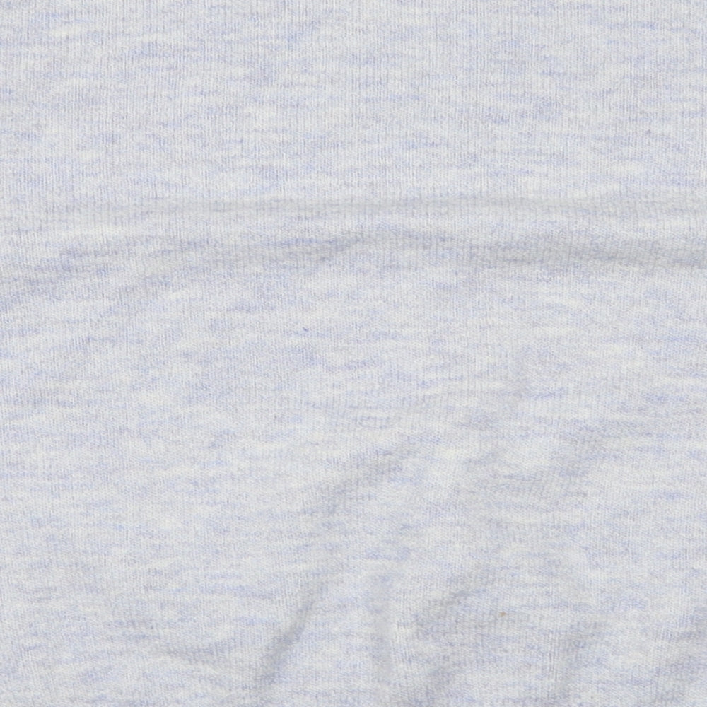 F&F Womens Blue Crew Neck  Acrylic Pullover Jumper Size 16