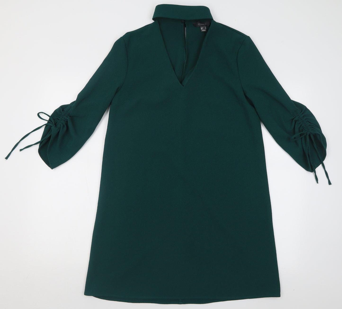 Primark Womens Green  Polyester A-Line  Size 12  V-Neck Pullover
