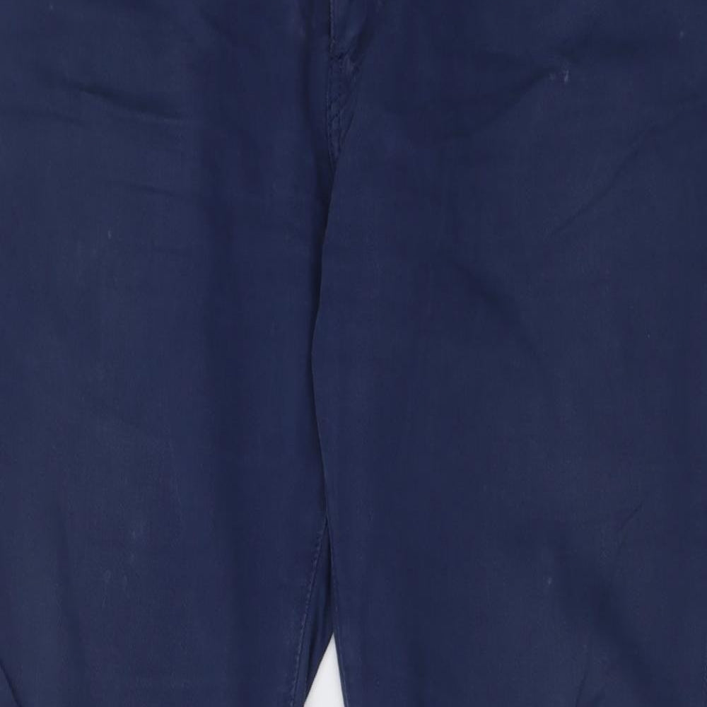 Signature by Levi Strauss & Co. Mens Blue  Cotton Trousers  Size 36 L32 in Regular Button