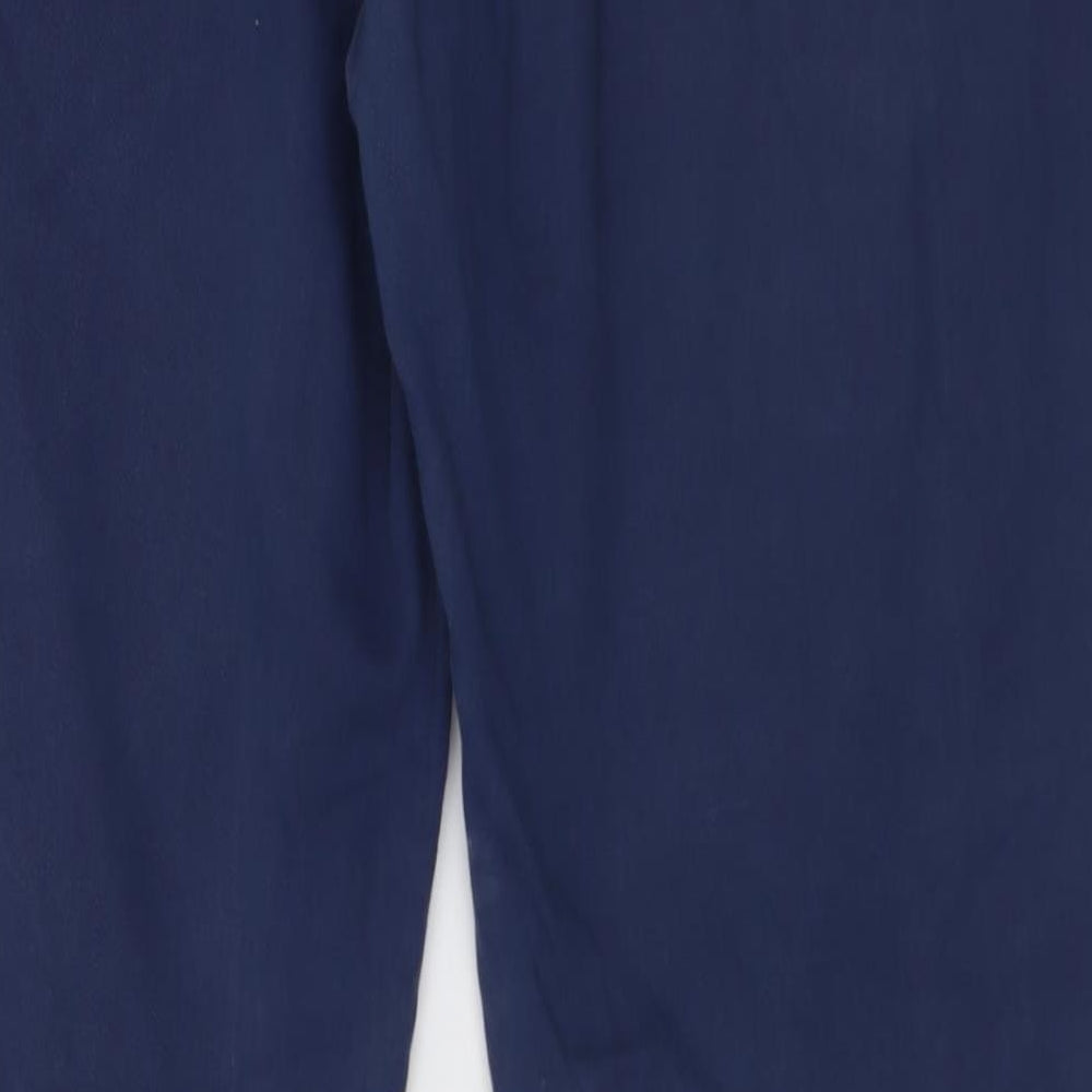 Signature by Levi Strauss & Co. Mens Blue  Cotton Trousers  Size 36 L32 in Regular Button