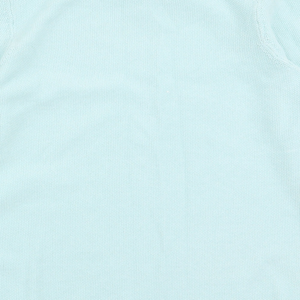 collection  Womens Blue Round Neck  100% Cotton Pullover Jumper Size 12