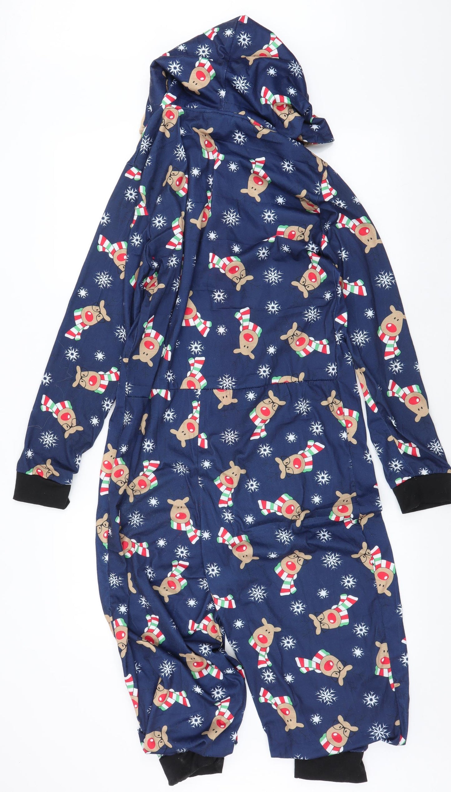 Preworn Womens Blue  Polyester  One Piece Size S  Zip - Reindeer