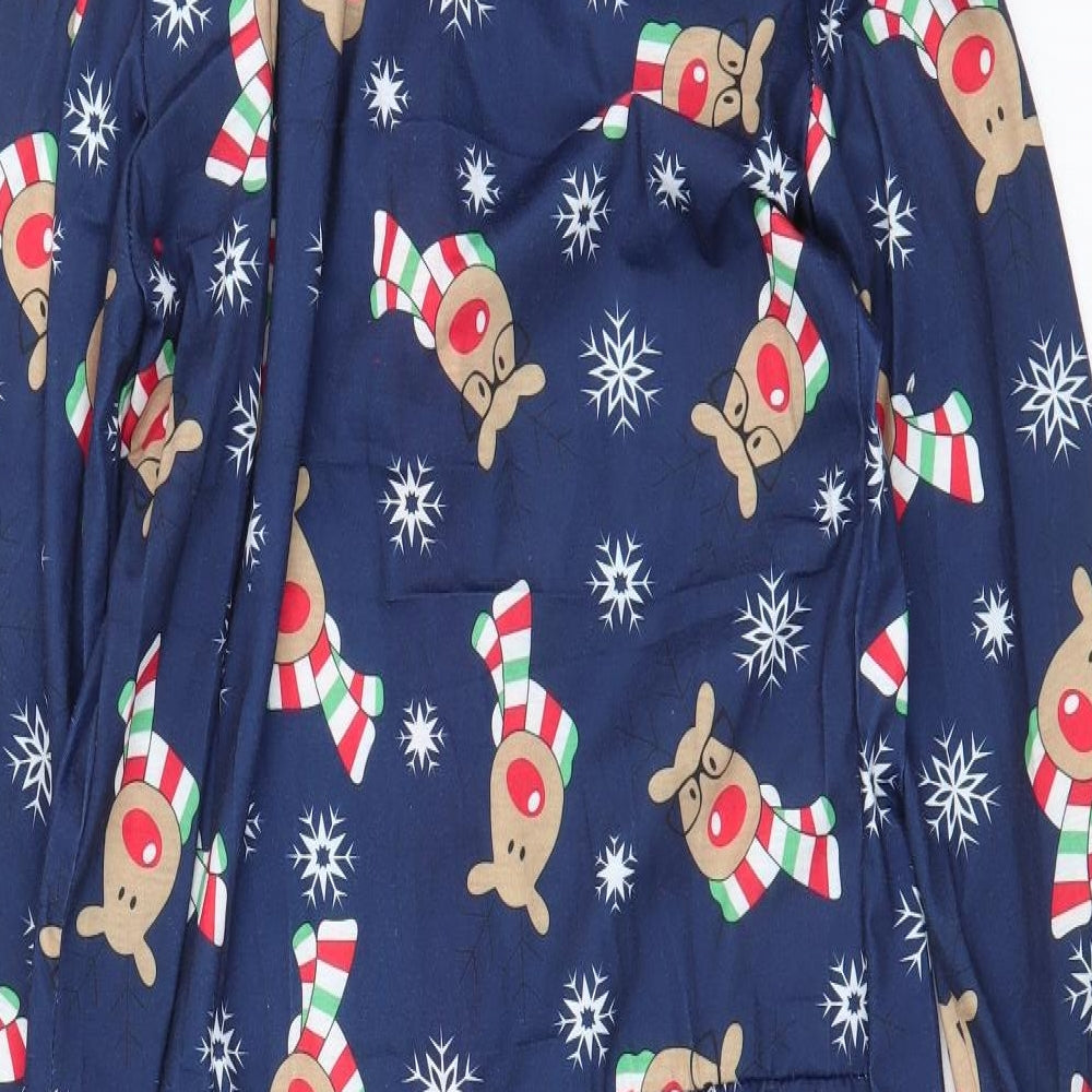 Preworn Womens Blue  Polyester  One Piece Size S  Zip - Reindeer