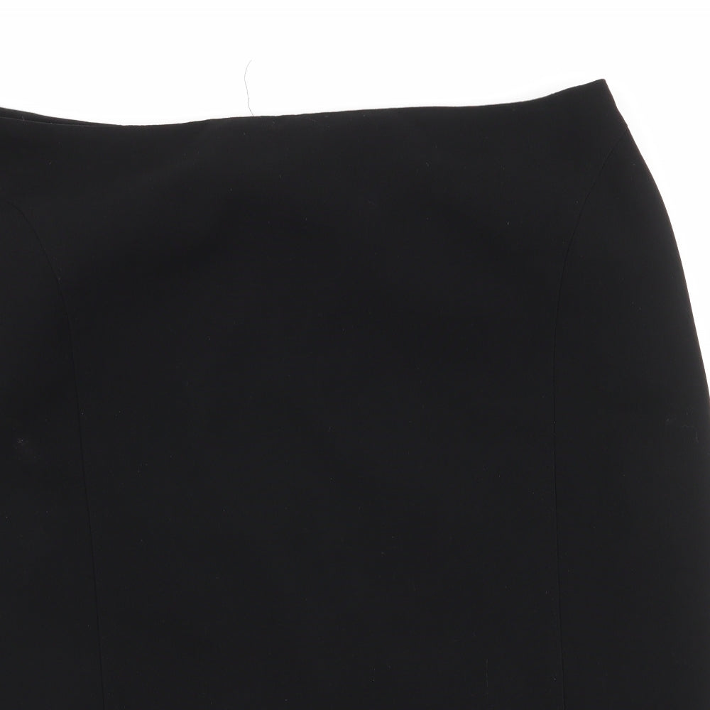 Principles Womens Black  Polyester Straight & Pencil Skirt Size 14   Zip