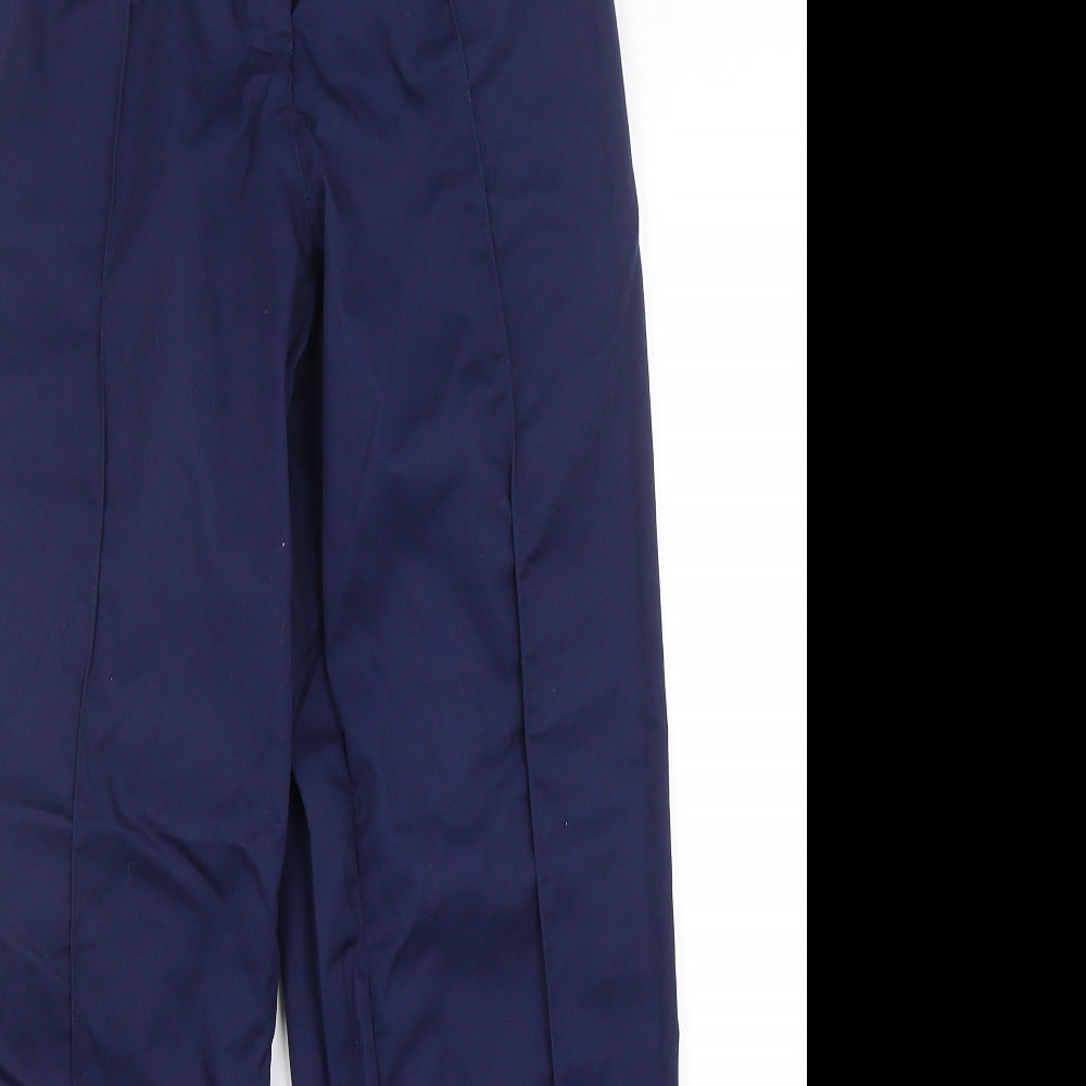 Boyd Cooper Womens Blue  Polyester Trousers  Size 16 L30 in Regular