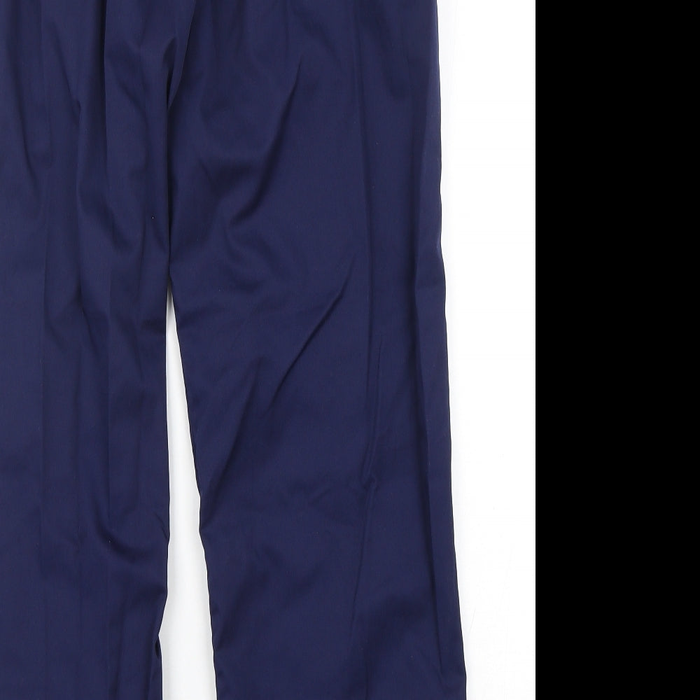 Boyd Cooper Womens Blue  Polyester Trousers  Size 16 L30 in Regular