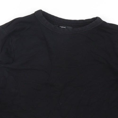 Nexr Womens Black  Cotton Pullover Sweatshirt Size M  Pullover