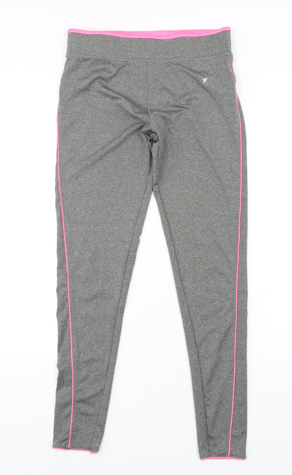 Atmosphere Womens Grey  Polyester Compression Leggings Size 10 L28 in Regular