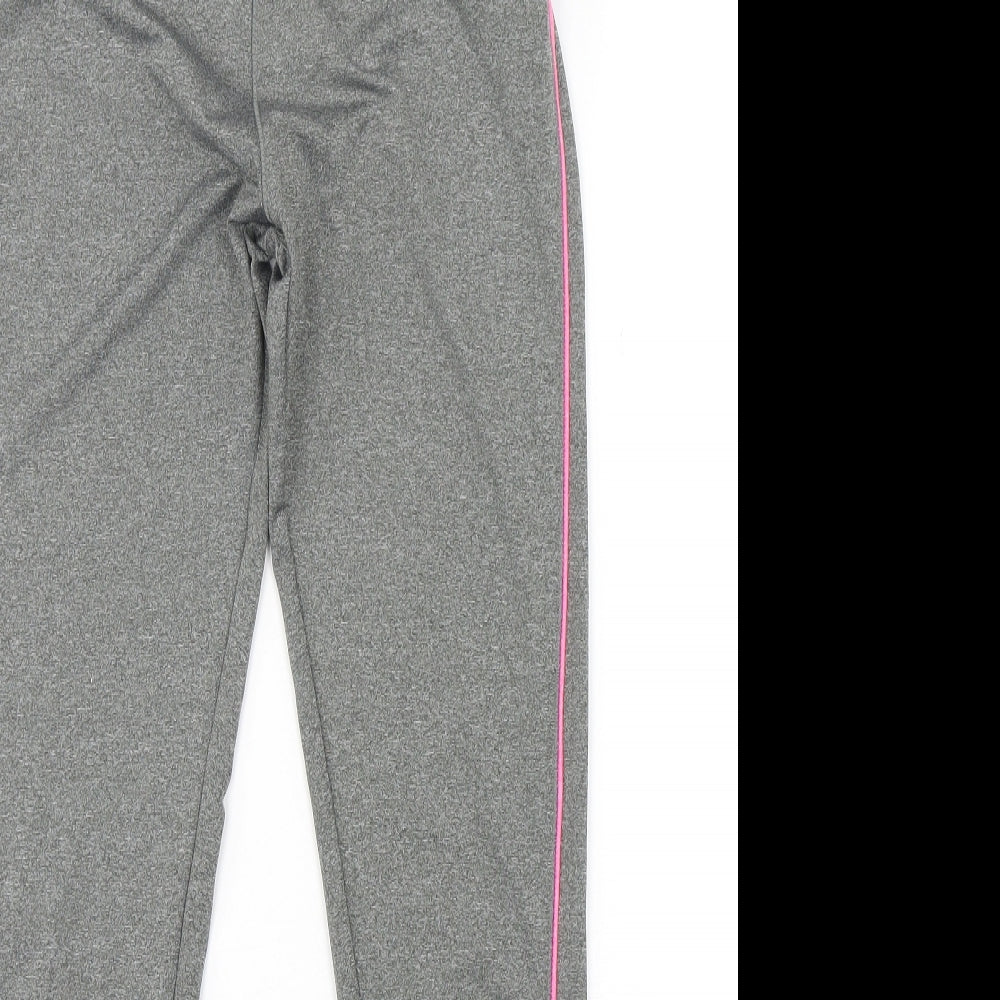 Atmosphere Womens Grey  Polyester Compression Leggings Size 10 L28 in Regular