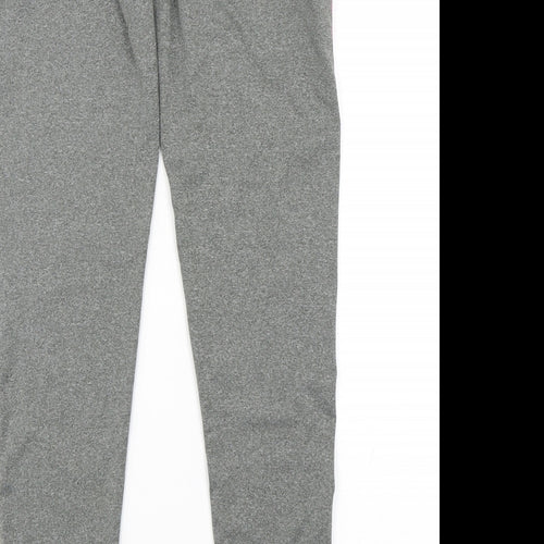 Atmosphere Womens Grey  Polyester Compression Leggings Size 10 L28 in Regular