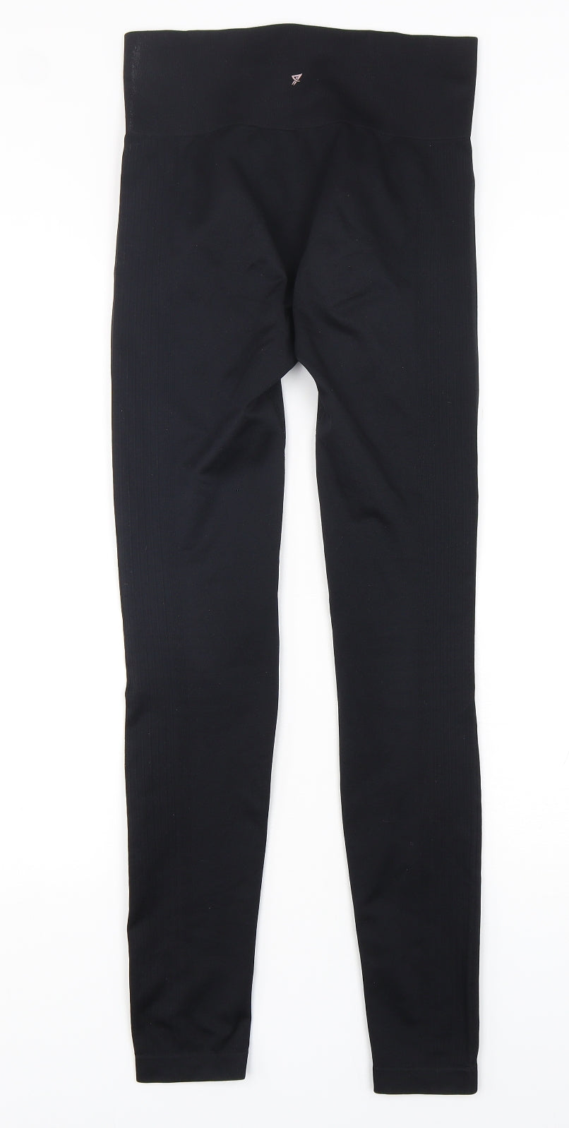 Workout Womens Black  Polyester Capri Leggings Size 10 L30 in Regular