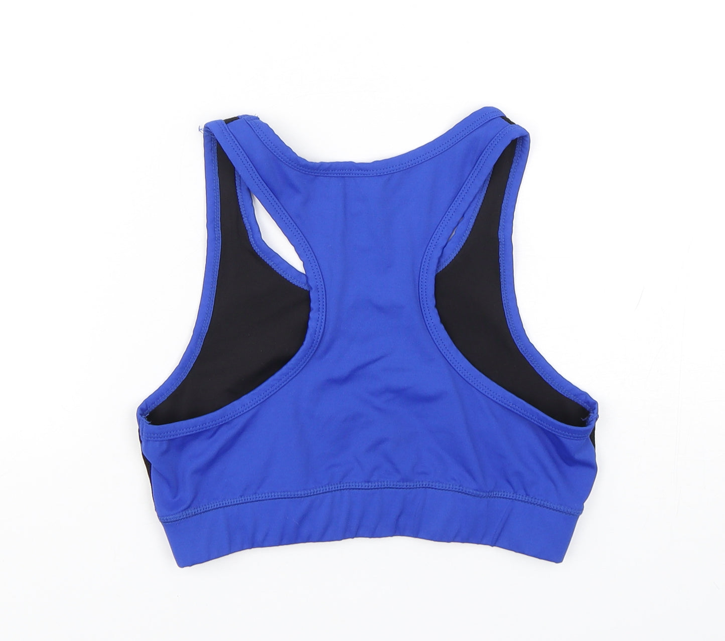 Atmosphere Womens Blue  Polyester Cropped Tank Size 10 Round Neck Pullover