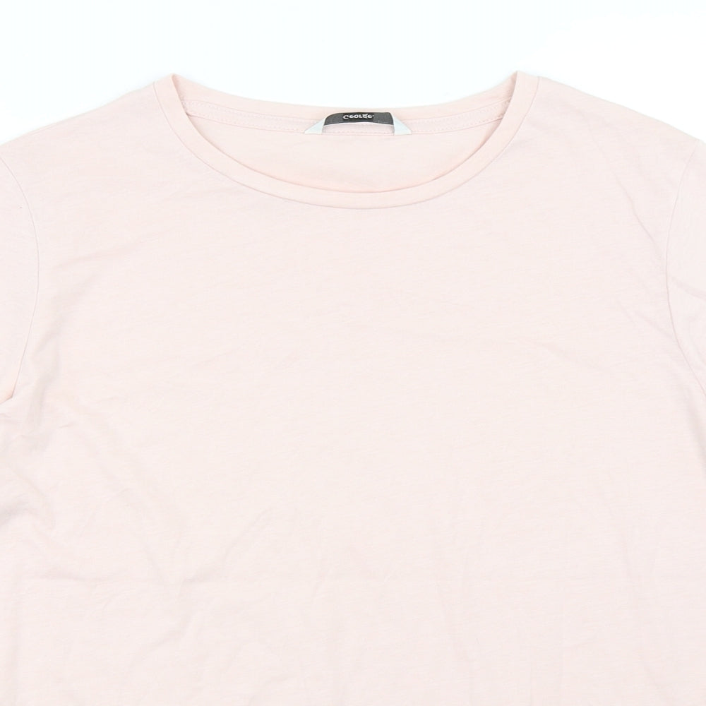 George Womens Pink  Cotton Basic T-Shirt Size 18 Round Neck