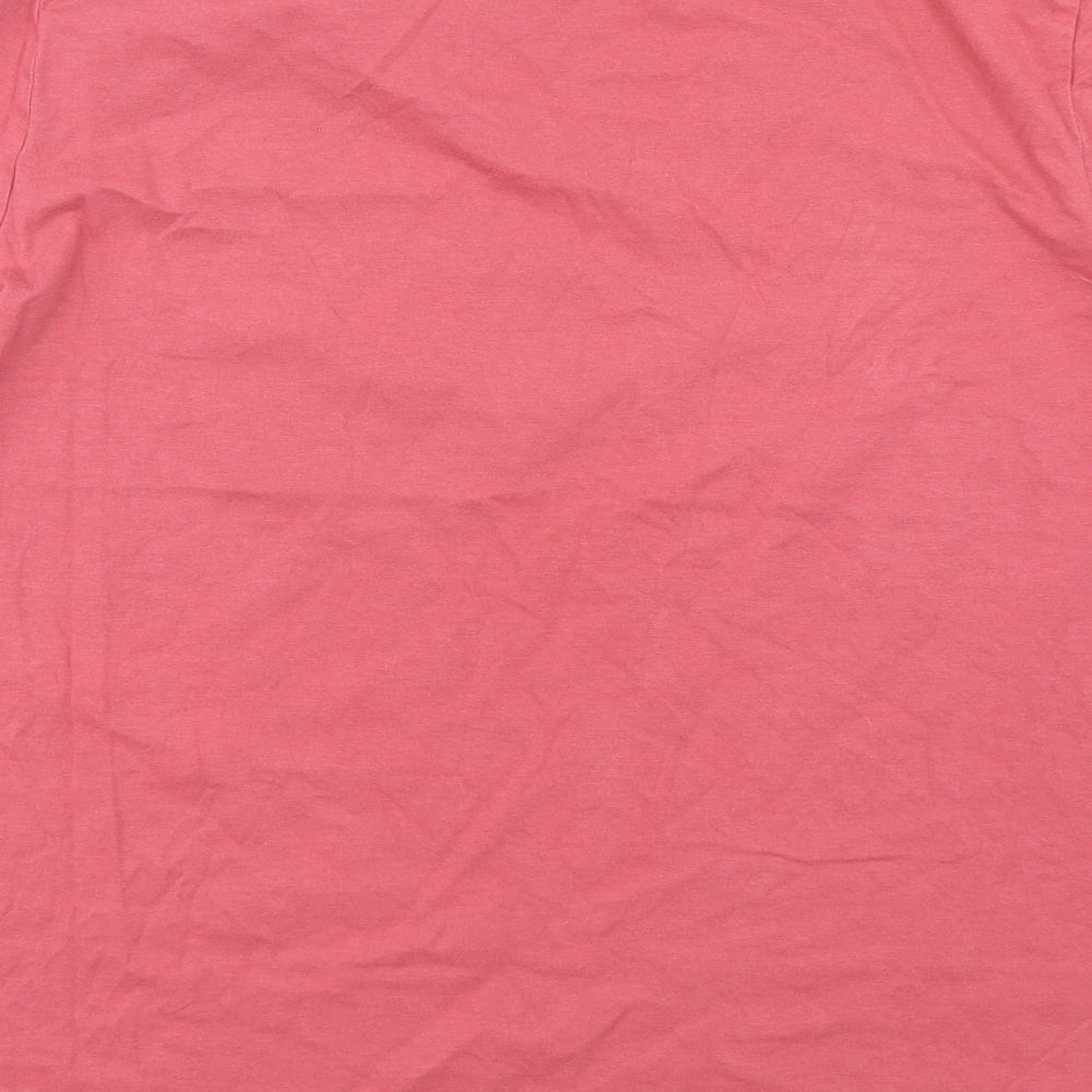 George Womens Pink  Cotton Basic T-Shirt Size 18 Round Neck