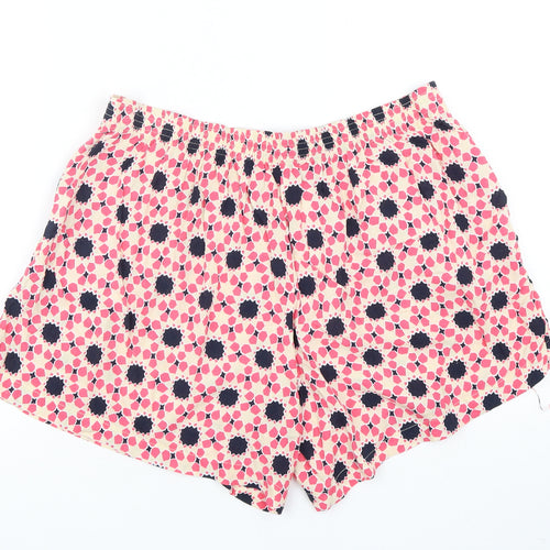 Papaya Womens Multicoloured Geometric Viscose Sailor Shorts Size 10 L6 in Regular