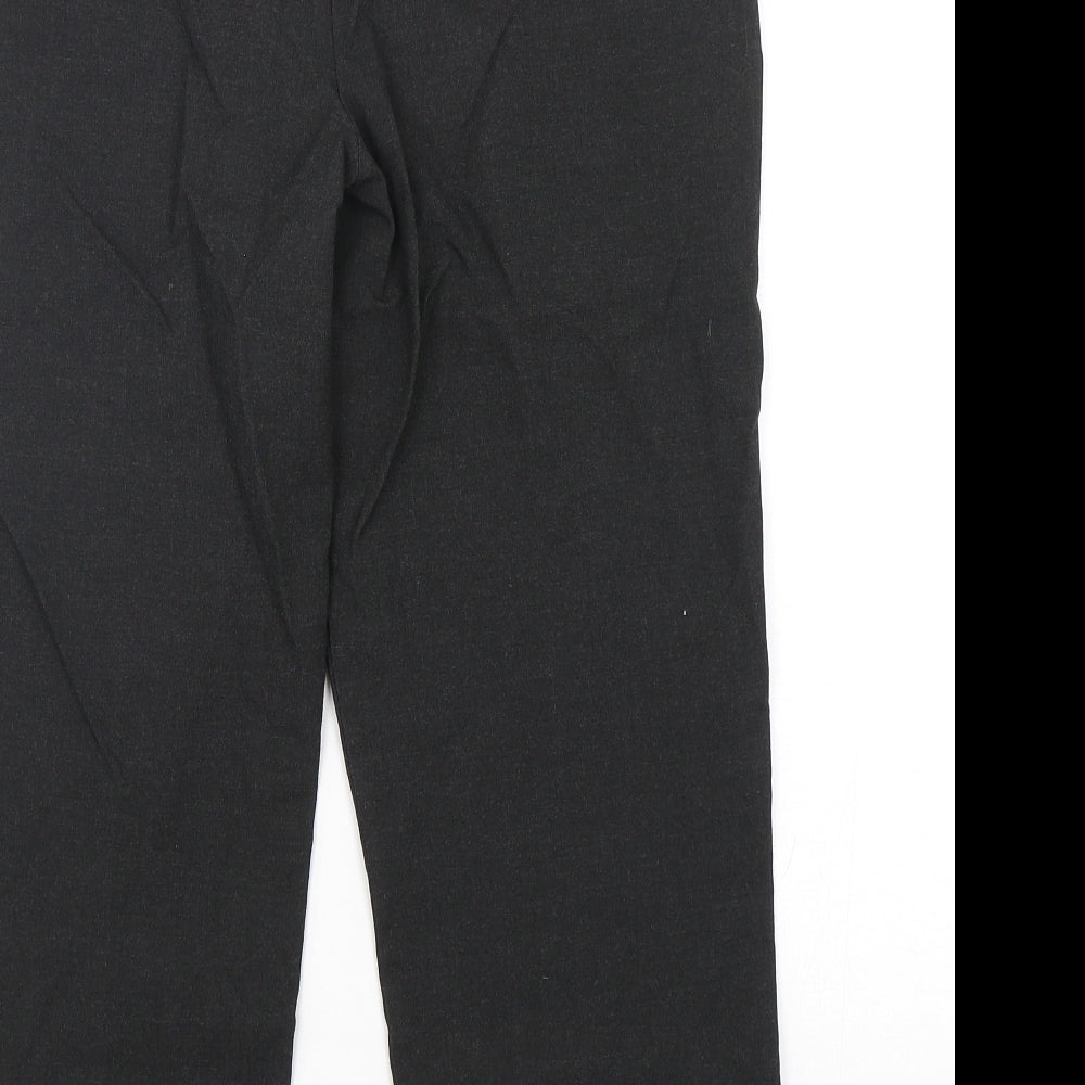 Marks and Spencer Boys Grey  Polyester Dress Pants Trousers Size 15-16 Years  Regular