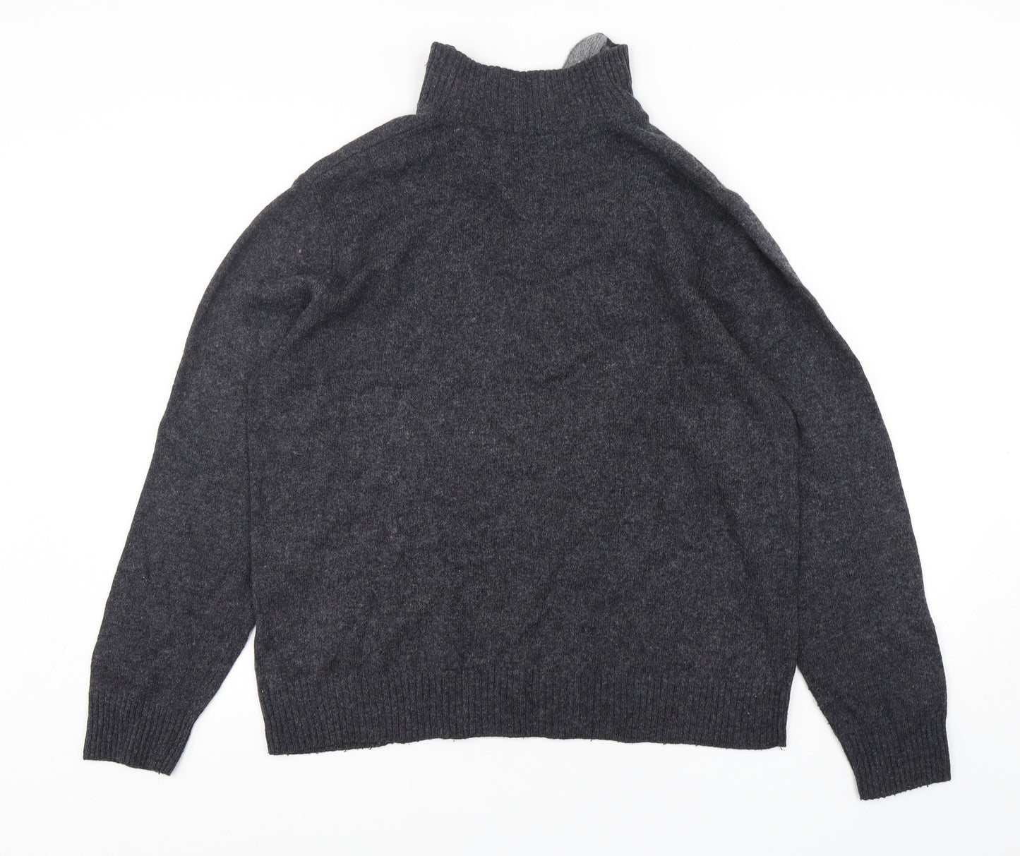Marks and Spencer Mens Green  Wool Pullover Sweatshirt Size L