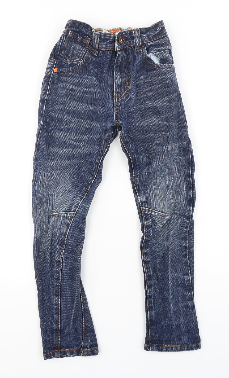 NEXT Boys Blue  Cotton Skinny Jeans Size 6 Years  Regular