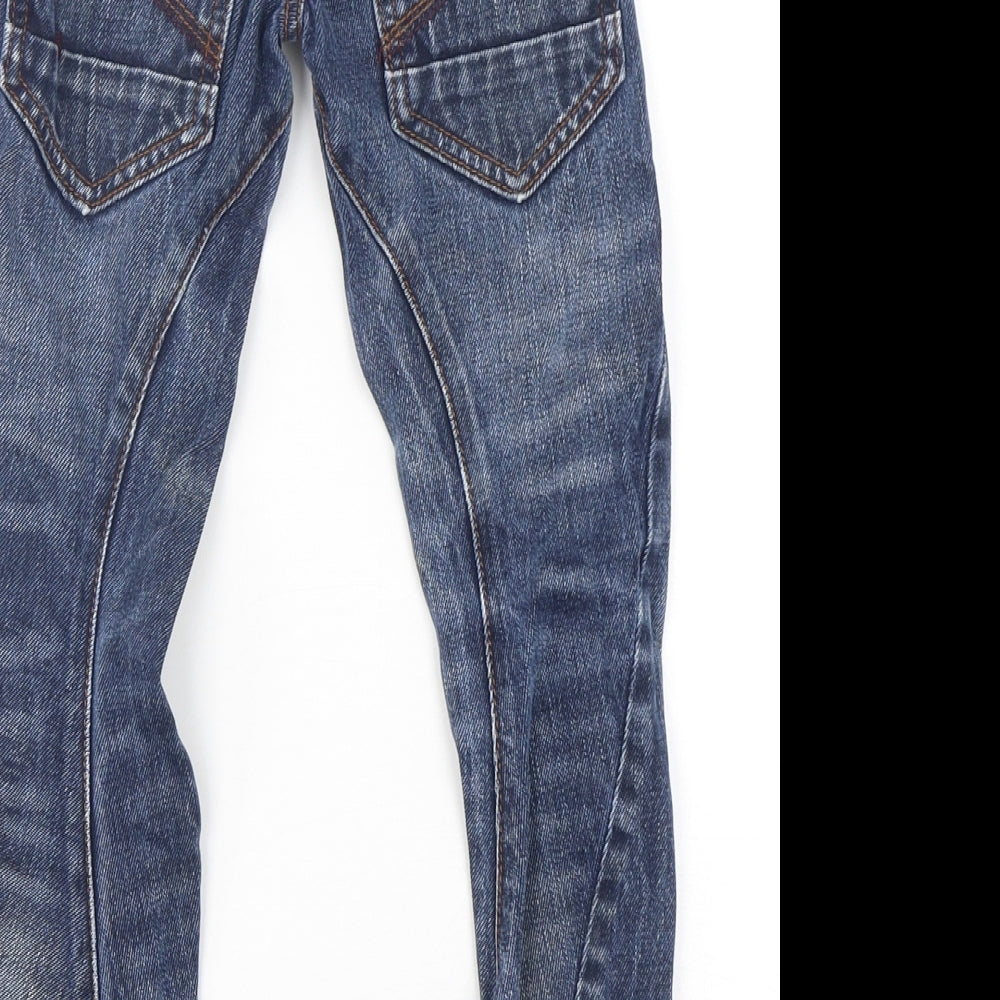 NEXT Boys Blue  Cotton Skinny Jeans Size 6 Years  Regular