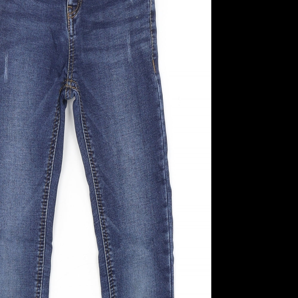 NEXT Boys Blue  Cotton Skinny Jeans Size 8 Years  Regular