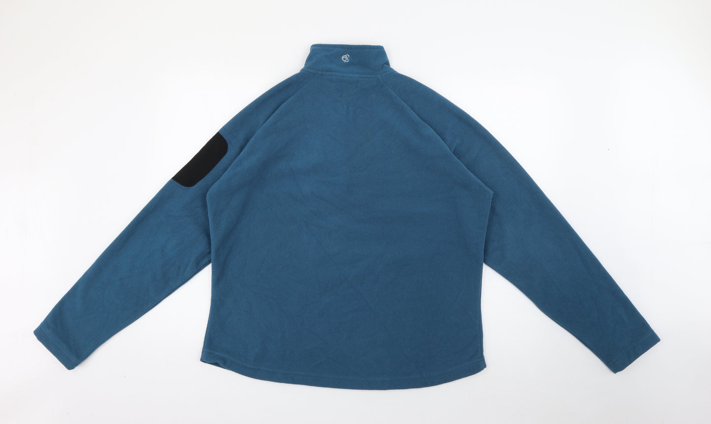 Craghoppers Womens Blue High Neck  Polyester Pullover Jumper Size 18